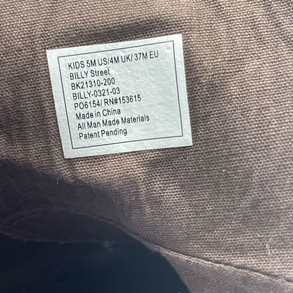 Billy Toddler Street High Tops - Charcoal Jersey - size 5 kids - Picture 11 of 11